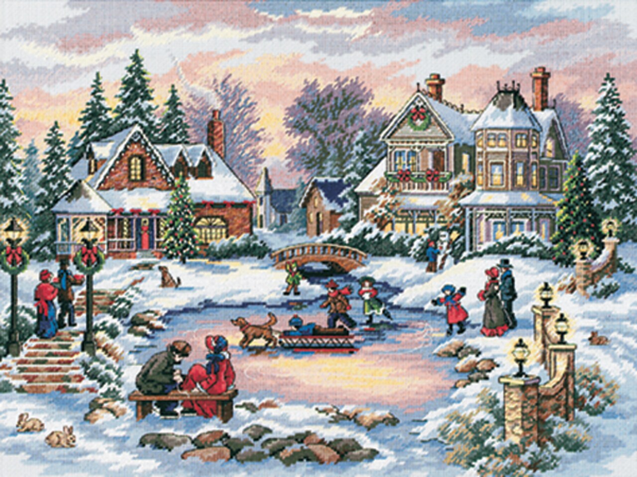 Dimensions Gold Collection Counted Cross Stitch Kit 16"X12"-A Treasured Time